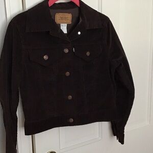 Levi's Dark Brown Corduroy Jean Jacket